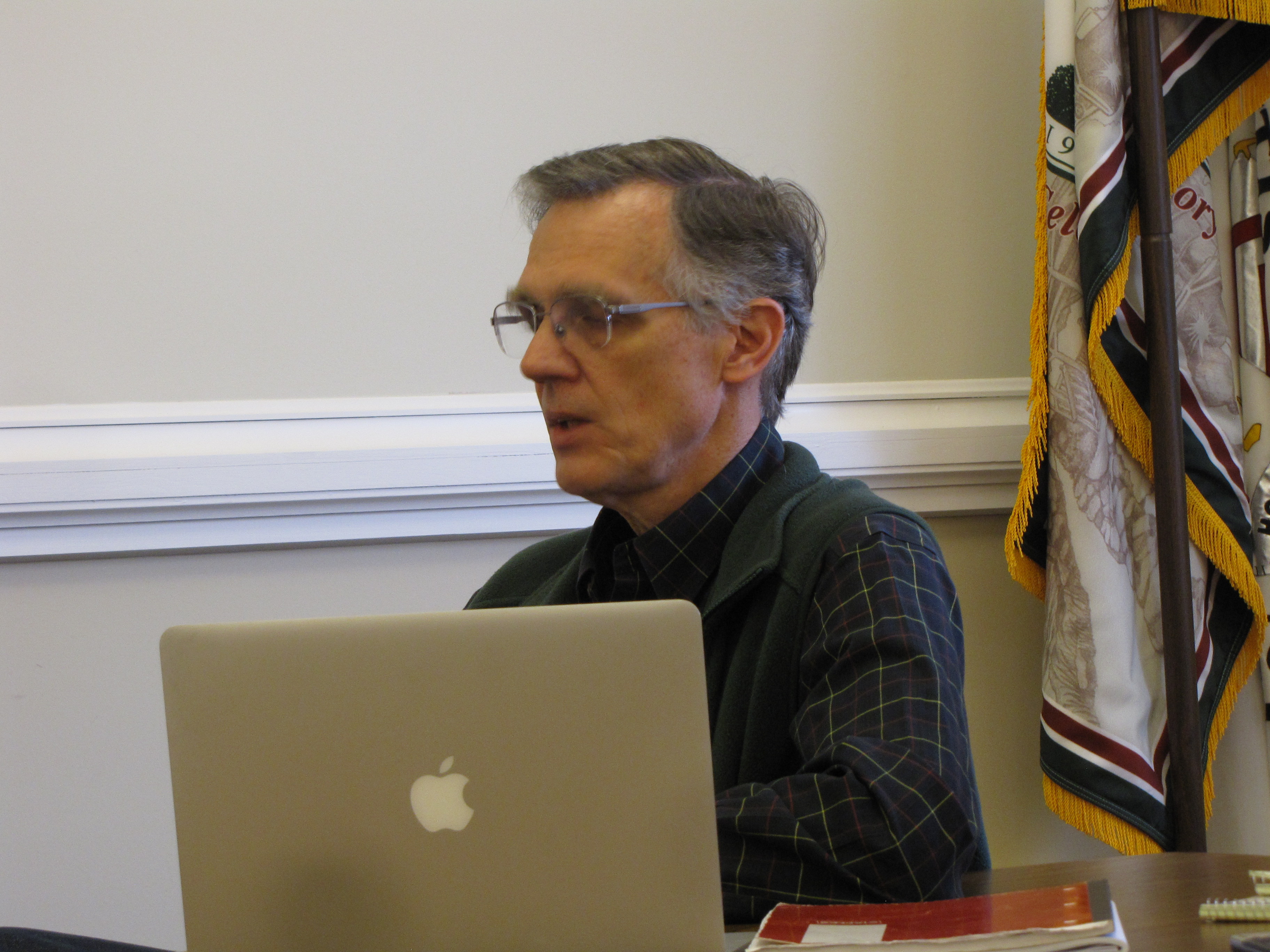 Great Barrington Finance Committee member Michael Wise.