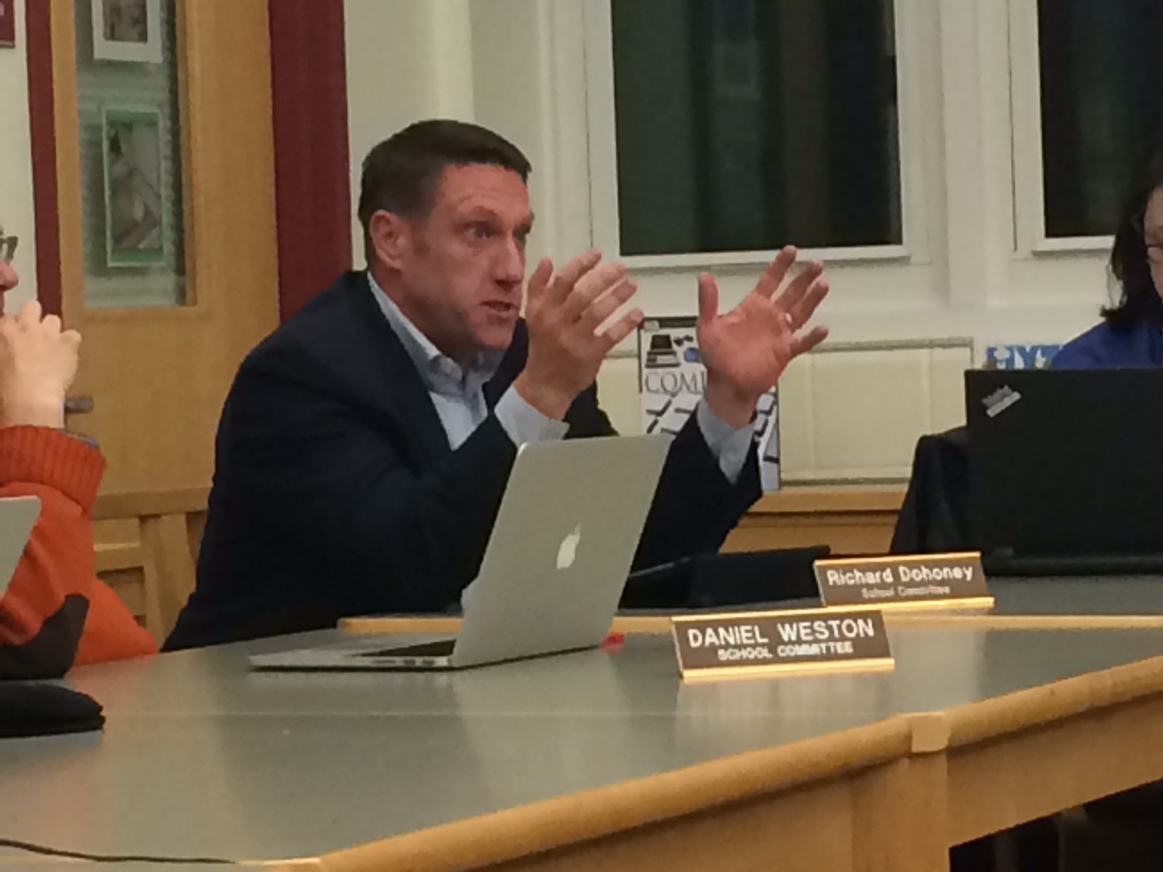 School Committee member Rich Dahomey.