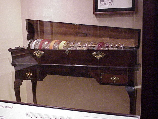 Franklin's glass 'armonica.'