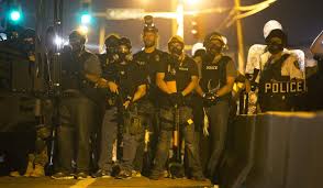 Police in Ferguson, MIssouri.