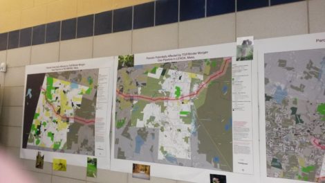 The parcels in Richmond and Lenox that would have hosted the Kinder Morgan pipeline before the path was altered.