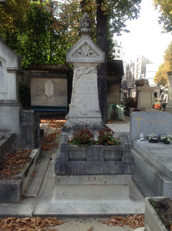 The double grave of Barrault and Renaud. Photo: Joan Schenkar