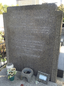 Natalie Barney's American granite. Photo: Joan Schenkar