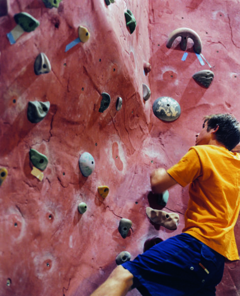 Bard Academy students will be able to test their skills on the rock wall in the Kilpatrick Athletic Center.
