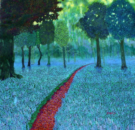 'Blue Dawn,' oil, courtesy of HM Saffer, II