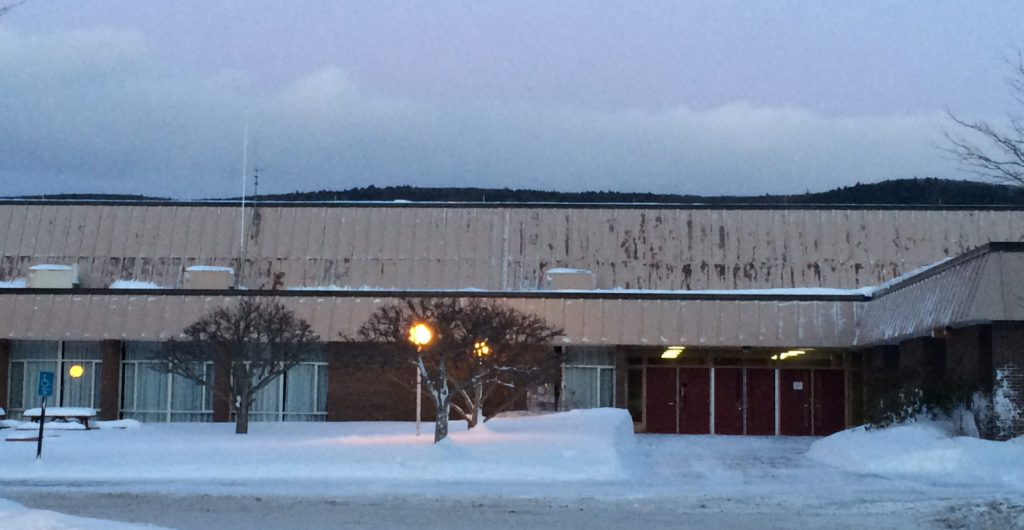 The Monument Mountain Regional High School roof needs replacement at an estimated cost of $8 million. Photo: Heather Bellow