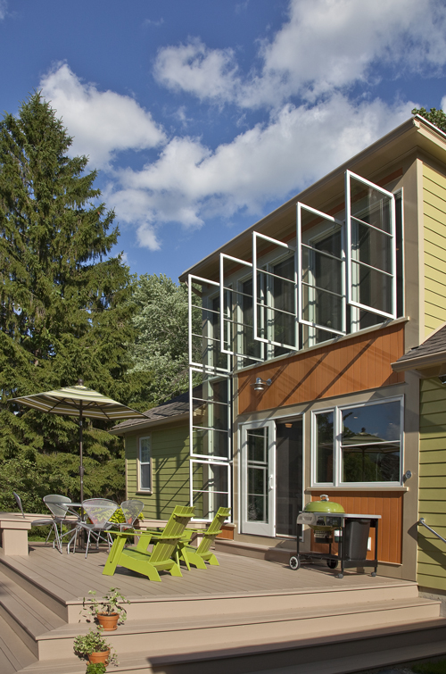 Rear deck, close-up. Photo: Peter Vanderwarker