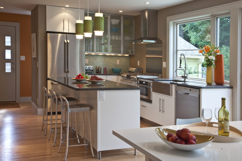The kitchen.