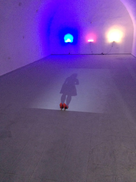 An artist's installation at El Morro castle , during Havana's recent City wide art exhibition, Bicentennial, which ran the month of June, 2015 and runs every 3 years.