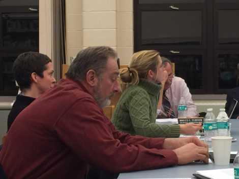 Committee members, from left, Arthur Battachi, Francoise Lartigue and Kristen Sparhawk. Photo: Heather Bellow