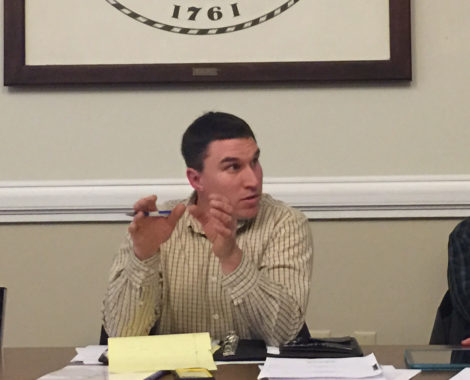 Selectboard member Dan Bailly questioned Geller about the schedule for constructing affordable housing.