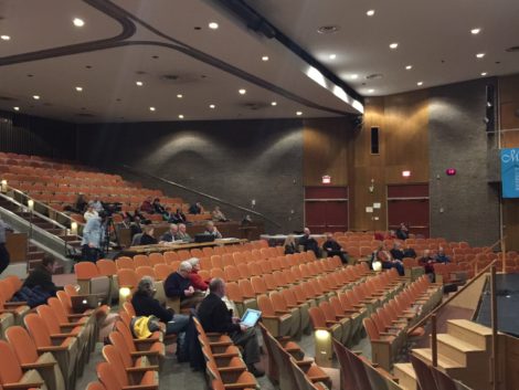 Attendance was sparse at the Selectboard's hearing on proposed Berkshire Hotel.