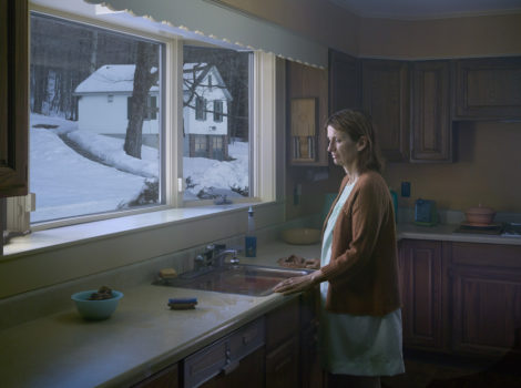 Woman at Sink, 2014
. By Gregory Crewdson. Digital Pigment Print
Image size 37 1/2 × 50 inches (95.3 × 127 cm)
. Courtesy Gagosian Gallery.