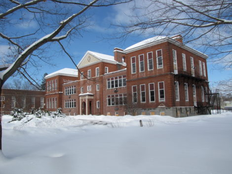 The Searles School, a surplus town property.