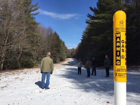 Tennessee Gas wants to expand its pipeline corridor by 100 feet in order to construct a 'Connecticut extension loop.' Photo: Heather Bellow