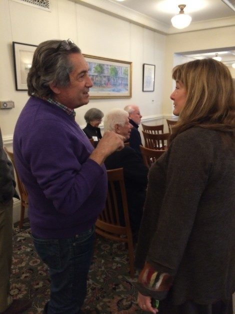 Developer Jeffrey Cohen with Nancy Fitzpatrick of Main Street Hospitality. Photo; Heather Bellow