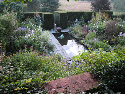 Hollister House Garden, my friend George Schoellkopf’s home in Washington, Conn., is a study in the wonderful effects that terracing a hillside can have on a garden, but the years involved in creating this series of terraces and garden rooms can be daunting.