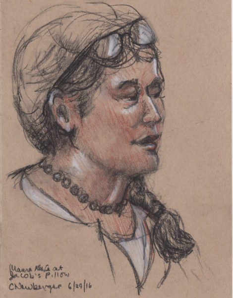 Maura Keefe. Illustration by Carolyn Newberger
