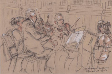 The Knights play Haydn. Illustration: Carolyn Newberger