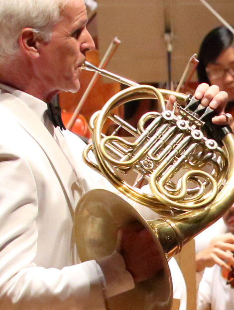 BSO associate principal horn Richard Sebring. Photo: Hilary Scott
