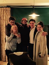 From left: Nathan Wolfe Coleman, Rory Hammond, Reilly Hadden, Finn Wittrock and Sarah Roberts enjoy each other's company at a recent get-together.