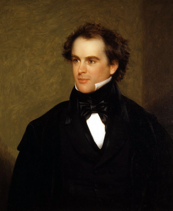 Nathaniel Hawthorne by Charles Osgood, 1841.