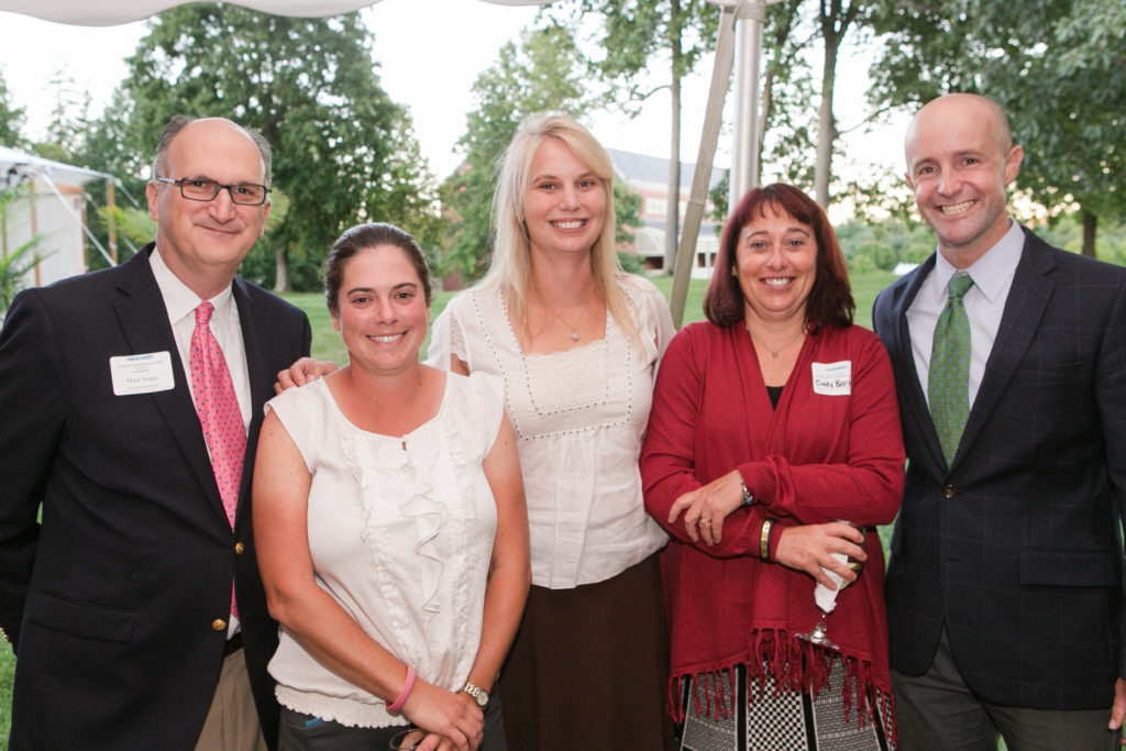 Mark Volpe, Michele Butler, Giovanna Fessenden, Cindy Bartlett, and State Sen. Benjamin Downing at 1Berkshire's Celebrate the Berkshires event on Thursday, Sept. 15.