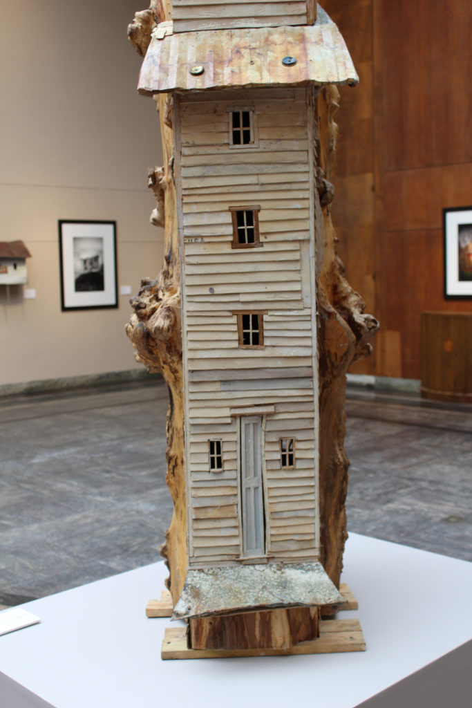 Robert Hite, "Black Willow Tower, mixed media, 2014–15.