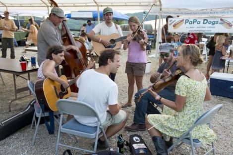Oldtone Roots Music Festival informal Jam. Photo: Juris Mardwig