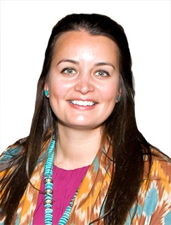 Bonney Hartley, tribal preservation officer for the Stockbridge-Munsee Band of Mohican Indians Community. Photo: Hanover College
