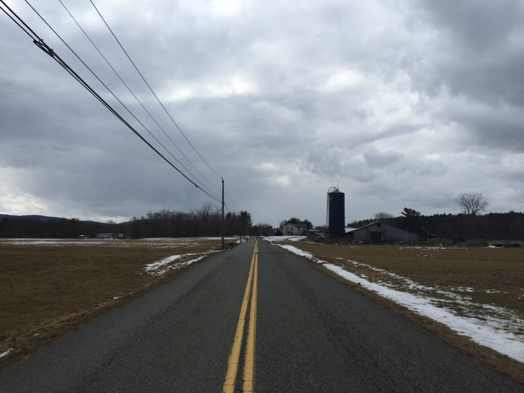 The Coons family owns farmland on both sides of West Plain Road. The farm is struggling and the family wants to lease some of its land for solar production. Photo: Heather Bellow