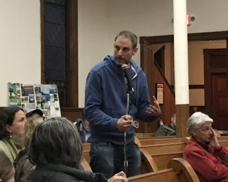 Great Barrington resident Michael Cohen advised the HRI and its followers to use social media to get the word out. Photo: Terry Cowgill