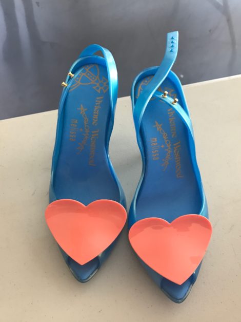 Heart shoes by Vivienne Westwood in collaboration with Melissa.