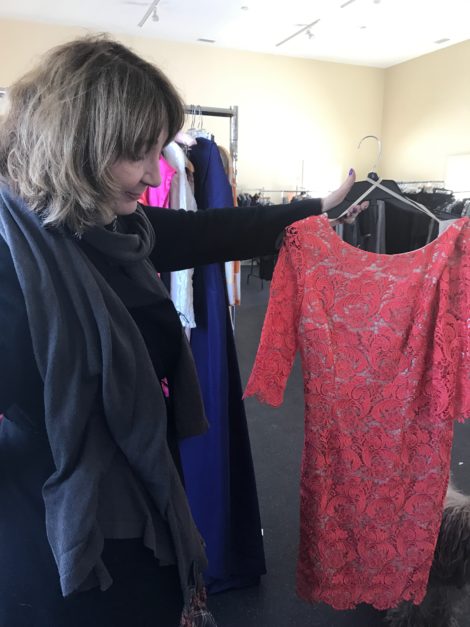 Vicki Bonnington with another fashion item for sale at BerkChique!