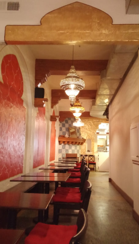 The interior of the Tangier Café. Photo: Anne Dwyer