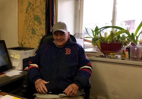 Pastor Van in his office, where he welcomed visitors and congregants. Photo: Andrew Blechman