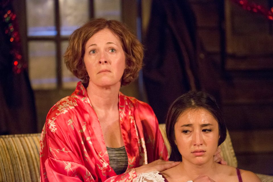 Kathleen McNenny and Sasha Diamond in Barrington Stage Company's 'The Birds.' Photo courtesy Barrington Stage Company