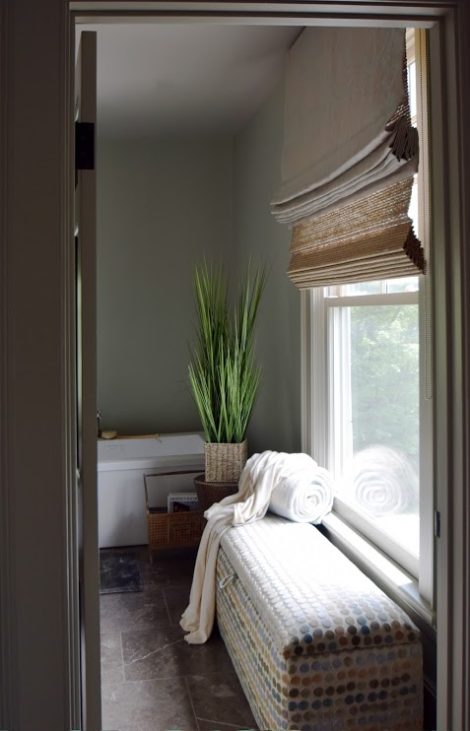 Walking into the renovated bathroom. Photo: Jane Feldman