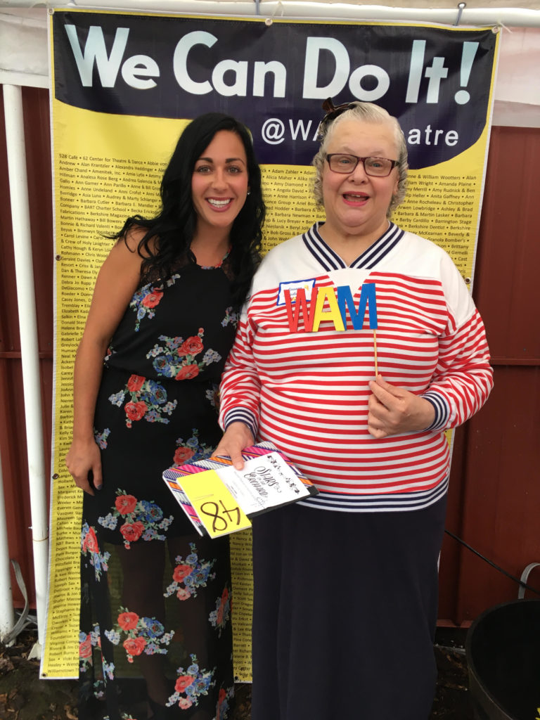 Soldier On women's program executive director Sara Scoco and veteran Louann Hazelwood at WAM Theatre's 2017 Stars in the Orchard gala. Photo courtesy WAM Theatre