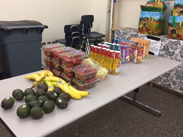 Food donations for Project Connection. Photo: Sheela Clary