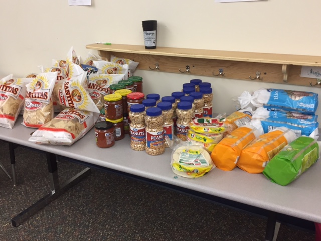 Food donations for Project Connection. Photo: Sheela Clary