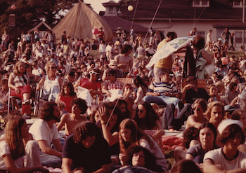 The Music Inn audience during the Rock and Roll Era. Photo courtesy musicinn.org