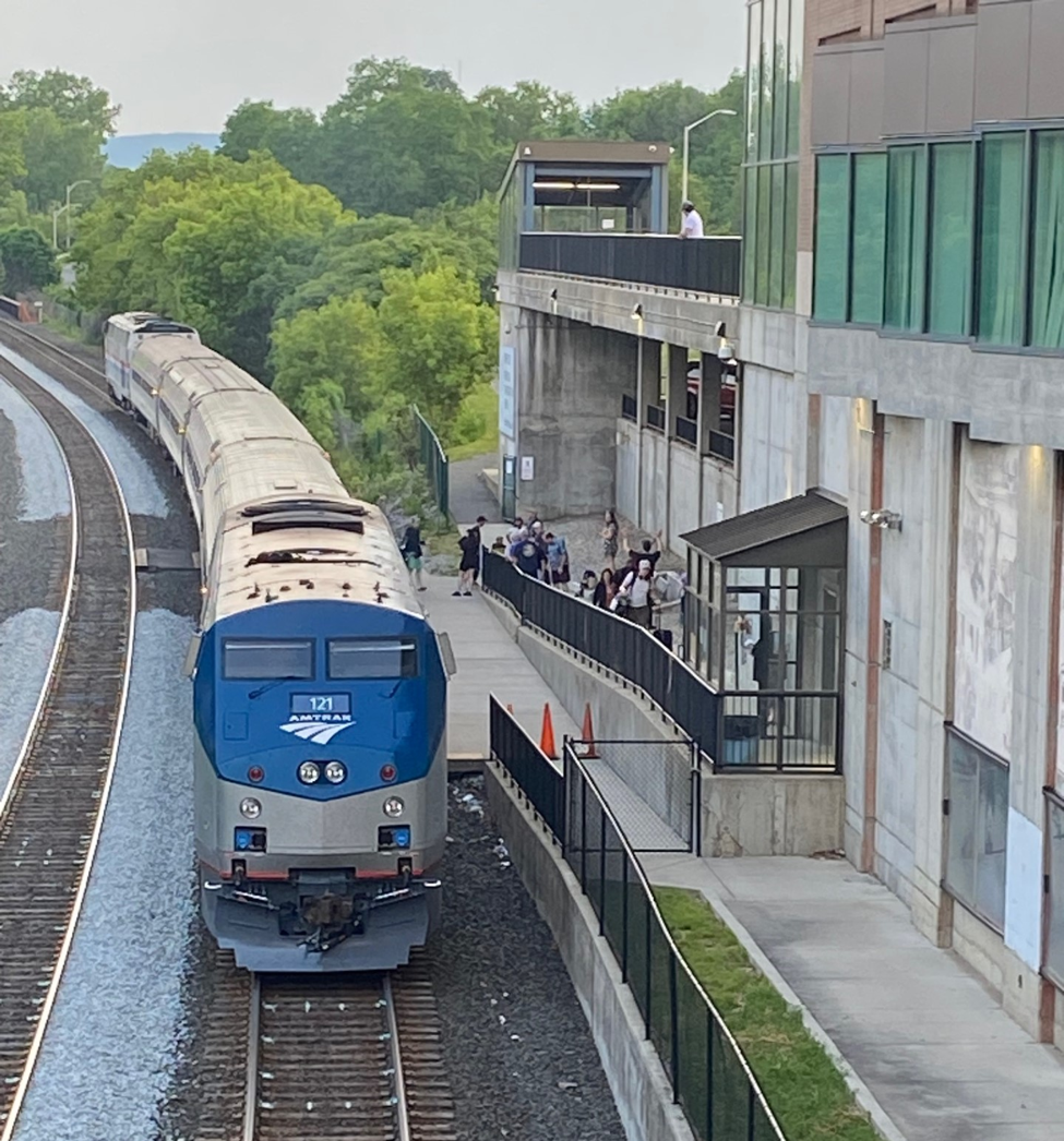 Berkshire Flyer at Pittsfield Amtrak Station The Berkshire Edge