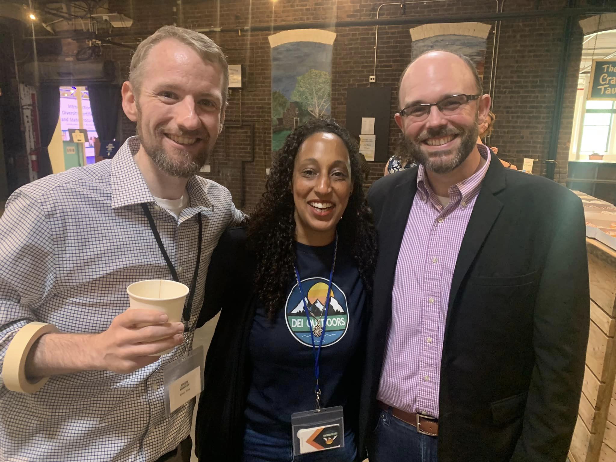 Kevin Pink, Rachel Hailey, and Ben Lamb at the Small Business Resource